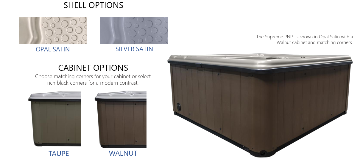 Supreme PnP (120V) 6 Seats | 21 Jets