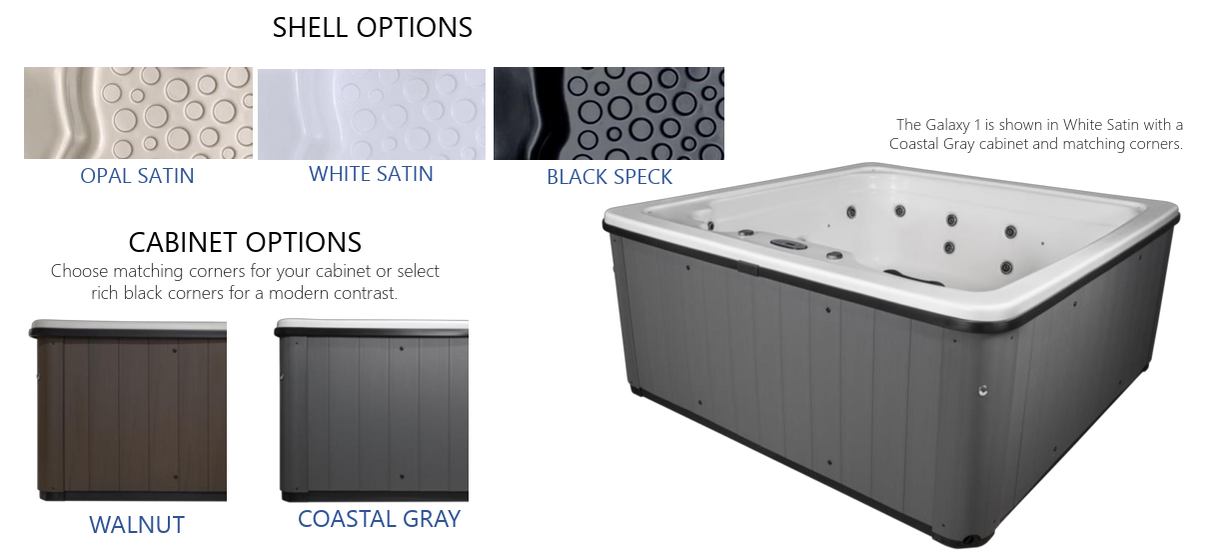 Galaxy 1 (240V) 6 Seats | 28 Jets